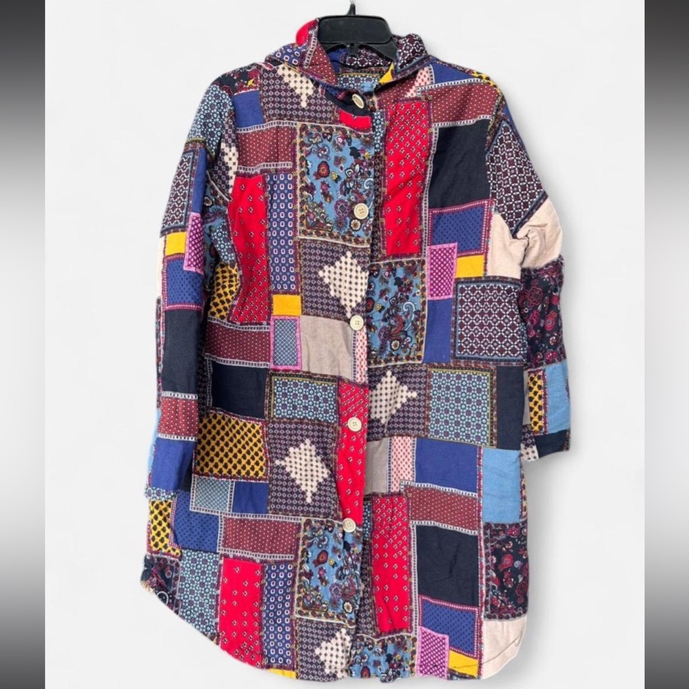 Colorful Patchwork Coat